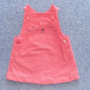 Carter’s dusty rose kitty jumper 3m